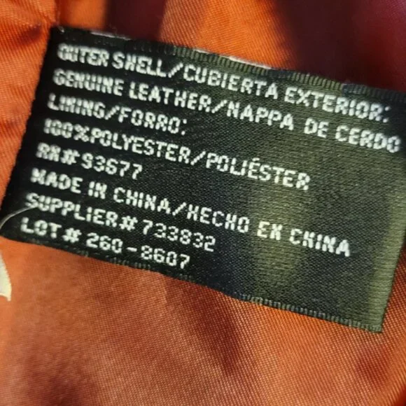 Worthington Vintage 90s Genuine Leather Jacket Y2K Ladies L - Picture 5 of 6